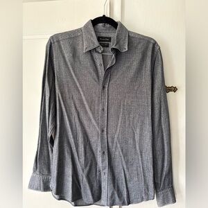 Massimo Dutti Gray Casual Button Down Shirt